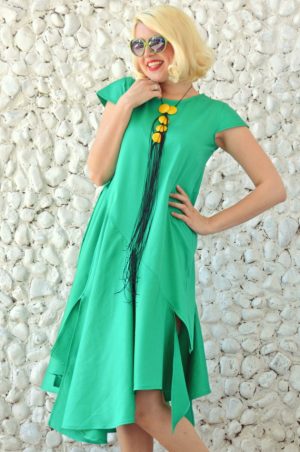 emerald maxi dress