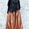 bronze slicker skirt