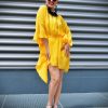 short yellow dress